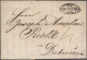 Delcampe - Romania - Post Marks: 1840/1866 (ca.), Austrian Period, Assortment Of Eight Lett - Postmark Collection
