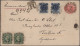 Sweden - Postal Stationery: 1891/1895, Lot Of Six Uprated Stationery Envelopes W - Interi Postali