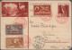 Schweiz: 1925-1957: 12 Luftpostbelege Ab Flugpost Basel-Mannheim 1925, Mit Zeppe - Sammlungen