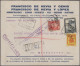 Delcampe - Spain: 1915/1939, Lot Of Nine Covers/cards, Incl. WWI Censored Mail, Civil War C - Altri & Non Classificati