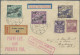 Czechoslowakia: 1926/1938, Air Mail: FFC Prague-Strasbourg; Also Five Commercial - Cartas & Documentos