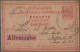 Turkey: 1886/1919 Ca.: 25 Covers, Postcards And Postal Stationery Items, Sent Fr - Lettres & Documents