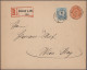 Hungary - Postal Stationary: 1895/1898, Stationery Envelope 5kr. Orange, Group O - Postwaardestukken