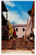 United States 1966 Postcard - San Juan, Puerto Rico - Step Street; To Denmark; Scott 1044A 11c. Liberty - Puerto Rico