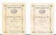 1902 - PENSIONNAT DES FRÈRES MARISTES - A CHARLIEU - DISTRIBUTION DES PRIX - (13 Documents) - Diplômes & Bulletins Scolaires