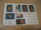 SAN MARINO 1967 To Sweden Fish Fishes Octopus Dolphin ... Stamps On Cancel Slight Damaged Postcard Italy Italia - Brieven En Documenten