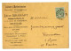 TB 4393 - 1901 - Carte Commerciale - Culture D'Herboristeries,Droguerie,Pharmaceutique L. BRASSART à BRUXELLES Pour LYON - 1893-1907 Coat Of Arms