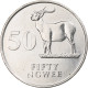 Zambie, 50 Ngwee, 1992, British Royal Mint, Nickel Plaqué Acier, SPL, KM:30 - Zambia