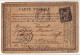 !!! CARTE PRECURSEUR TYPE SAGE CACHET DE CHAMPLITTE ( HAUTE SAONE) 1877 EN L'ETAT - Cartes Précurseurs