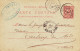 ENTIER POSTAL CARTE POSTALE De 1901 - DOUAI à ARLEUX Nord France - Avoué Paul Fardel à Mr Goichon Percepteur Impots - Cartes Précurseurs
