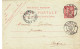 ENTIER POSTAL CARTE POSTALE De 1902 - Cachet CANTIN à ARLEUX Nord -  à Mr Goichon Percepteur Impots - Cartes Précurseurs