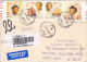 CHRISTOPHER COLUMBUS, SHIP, POTTERY- JUG, STAMPS ON REGISTERED COVER, 2022, ROMANIA - Covers & Documents