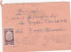 SAVINGS BANK ADVERTISING, STAMPS ON COVER, 1954, ROMANIA - Briefe U. Dokumente