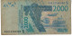 W.A.S. GUINEA BISSAU P916b 2000 FRANCS (20)04 2004 Signature 32 FINE NO P.h. - West African States