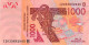 W.A.S. BENIN P215Bl 1000 FRANCS (20)12  2012 Signature 39  XF NO P.h. - États D'Afrique De L'Ouest