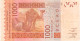 W.A.S. BENIN P215Bl 1000 FRANCS (20)12  2012 Signature 39  XF NO P.h. - États D'Afrique De L'Ouest