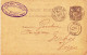 ENTIER POSTAL SAGE CARTE POSTALE De 1891 Cachet PARIS 10 Rue Colombier à ISCHES Vosges - à Goichon Percepteur Impôts - Cartes Précurseurs