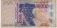 W.A.S.  SENEGAL P718Kg 10000 Or 10.000  FRANCS (20)08  2008  Signature 35   FINE + - Estados De Africa Occidental