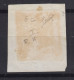 SICILIA 1859 2 GRANA I TAVOLA AZZURRO N.6a CON RITOCCO N.8 USATO CERT. - Sicilië