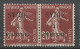 SYRIE  N° 109a Avec S Tenant à  Normal NEUF* CHARNIERE   / Hinge  / MH - Unused Stamps