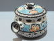 Delcampe - - PETIT POT COUVERT PETITE SOUPIERE CERAMIQUE LAVE VINTAGE Signé VULCAIN   E - Andere & Zonder Classificatie