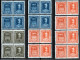 SALE !! 50 % OFF !! ⁕ ITALY ⁕ Entry Tax / Imposta Sull'Entrata / Industry And Trade ⁕ 24 Pairs MNH - Fiscali
