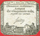 France - Assignat De 50 Sols - 23 Mai 1793 - Série 2501 - Signature Saussay - Assignate