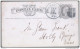 United States Old Postal Stationery 1c Postal Card Travelled 18?? Fancy Cancel Bb - ...-1900