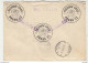 Poštovní úřad Praha Sticker On Letter Cover Registered Posted 1964 Praha To Sisak B200605 - Brieven En Documenten