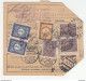 Yugoslavia Kingdom Parcel Card Sprovodni List 1934 Zagreb To Slatina B202015 - Timbres-taxe