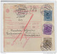 Yugoslavia Kingdom SHS Parcel Card - Sprovodni List 1930 Bregi To Crikvenica Bb160516 - Sonstige & Ohne Zuordnung