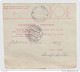 Yugoslavia Kingdom SHS Parcel Card - Sprovodni List 1930 Ljubljana To Crikvenica Bb160516 - Other & Unclassified