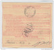 Yugoslavia Kingdom SHS Parcel Card - Sprovodni List 1930 Zagreb To Crikvenica Bb160516 - Otros & Sin Clasificación