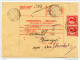 Kingdom SHS 1924 Poštna Spremnica - Parcel Card Beli Manastir - Skoplje B151204 - Andere & Zonder Classificatie
