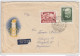 Hungary Letter Cover Esperanto Stamps And Pmk Travelled 1957 To Yugoslavia Esperanto Sticker On The Back B160711 - Esperanto