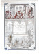 Belgique "Carte Porcelaine"  Porseleinkaart, Banquet Des Employés Des Messageries, Gand, Gent, Dim:171x243mm - Cartoline Porcellana