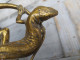 Delcampe - Sculpture Lézard Presse Papier Bronze Doré - Briefbeschwerer