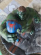 Delcampe - Figurine Hulk Et Spiderman Diorama - Marvel Herös