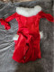 Delcampe - Robe D’Elfe Rouge De Judy Du Film Super Noël (The Santa Clause) De Tim Allen - Theatre, Fancy Dresses & Costumes