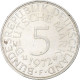 Monnaie, République Fédérale Allemande, 5 Mark, 1972, Stuttgart, SUP, Argent - 5 Mark