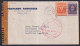 1942-H-32 CUBA REPUBLICA 1942 SEMIPOSTAL WWII CENSORSHIP COVER TO ARGENTINA. - Lettres & Documents