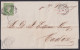 1857-H-363 CUBA SPAIN 1857 1r POSTAL FORGERY TO CADIZ TO SANTO DOMINGO SHIP. - Prephilately