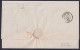 1857-H-363 CUBA SPAIN 1857 1r POSTAL FORGERY TO CADIZ TO SANTO DOMINGO SHIP. - Prephilately