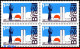 Ref. BR-1266-Q BRAZIL 1972 - CONGRESS BUILDING BYOSCAR NIEMEYER, MI# 1350, BLOCK MNH, ARCHITECTURE 4V Sc# 1266 - Blocks & Sheetlets