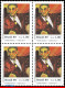 Ref. BR-2227-Q BRAZIL 1989 - YELLOW MAN, BY ANITAMALFATTI, MI# 2336, BLOCK MNH, PAINTINGS 4V Sc# 2227 - Hojas Bloque