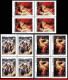 Ref. BR-2404-06-Q BRAZIL 1993 - PAINTINGS BY PEDROAMERICO, ART,MI# 2519-21,BLOCKS MNH, FAMOUS PEOPLE 12V Sc# 2404-2406 - Blokken & Velletjes