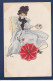 CPA Collection Des Cent Villon Femme Woman Art Nouveau - Villon