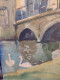 Delcampe - Ancien Tableau Béguinage De Bruges - Oils