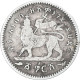 Monnaie, Éthiopie, Menelik II, Gersh, 1897, TB, Argent, KM:12 - Ethiopië