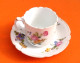 Tasse / Soucoupe à Café Porcelaine Blanche Décor Floral - Otros & Sin Clasificación